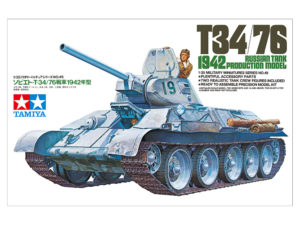 新作 タミヤ製品 情報｜1/35 ソビエト戦車 T34/76 1942年型｜発売日 発売予定 ミニ四駆 RC｜フィギュアイランド