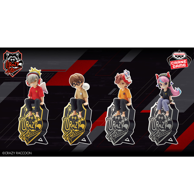 8.CRAZY RACCOON プライズフィギュア Crazy Raccoon デスクトップフィギュア-Mondo-｜プライズフィギュア情報