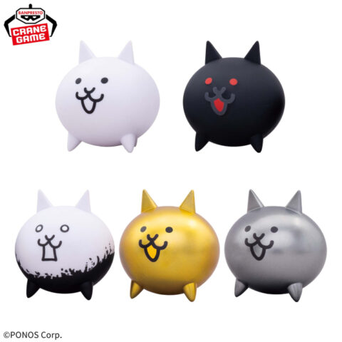 にゃんこ大戦争 にゃんこ軍団ミニフィギュア～ネコ・殺意のネコ・狂乱のネコ・金ネコ・メタルネコ～