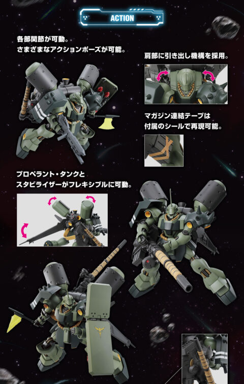 HG 1/144 ギラ・ドーガ(重武装仕様)