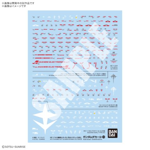ガンダムデカールNo.143 HG 1/144 機動戦士ガンダム 閃光のハサウェイ汎用②