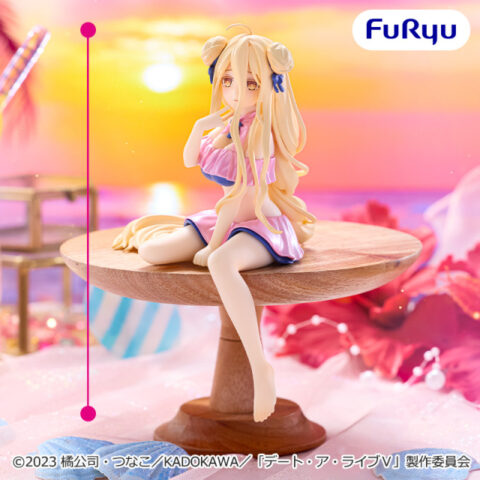 デート・ア・ライブV ぬーどるストッパーフィギュアー星宮六喰・水着 パステルピンクver.ー