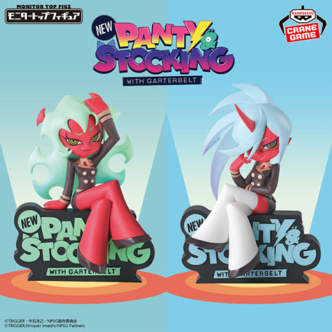 New PANTY & STOCKING with GARTERBELT モニタートップフィギュア～Scanty and Kneesocks～