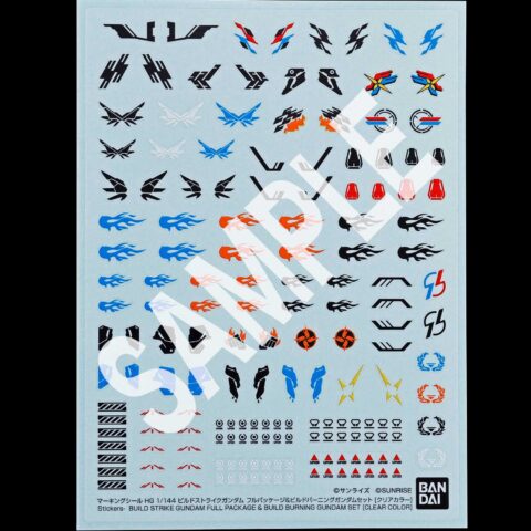 HG 1/144 ビルドストライクガンダム フルパッケージ&ビルドバーニングガンダムセット [クリアカラー]